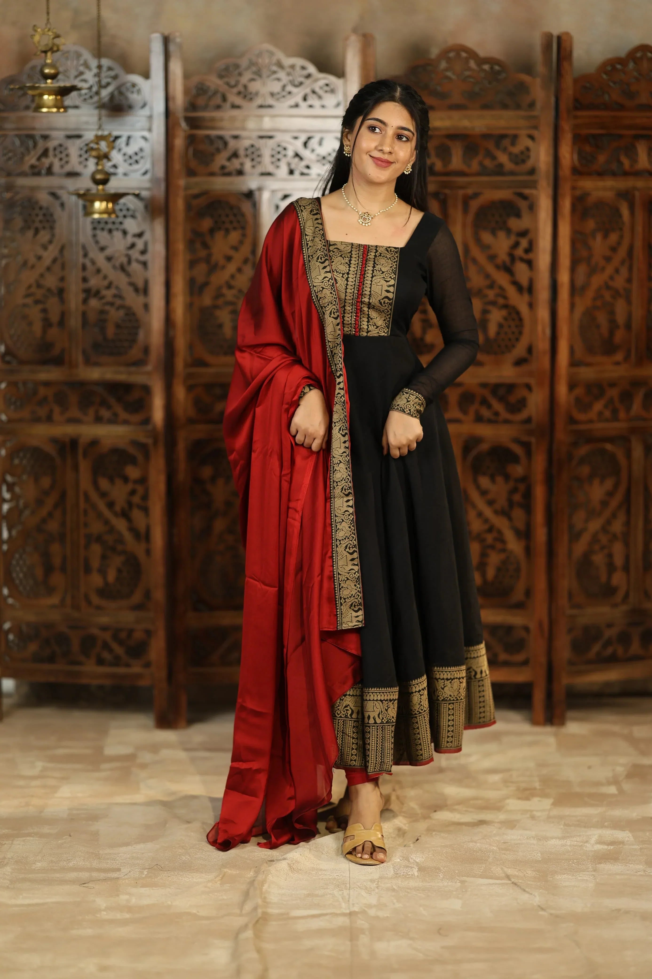 Shrungar Pure cotton Anarkali