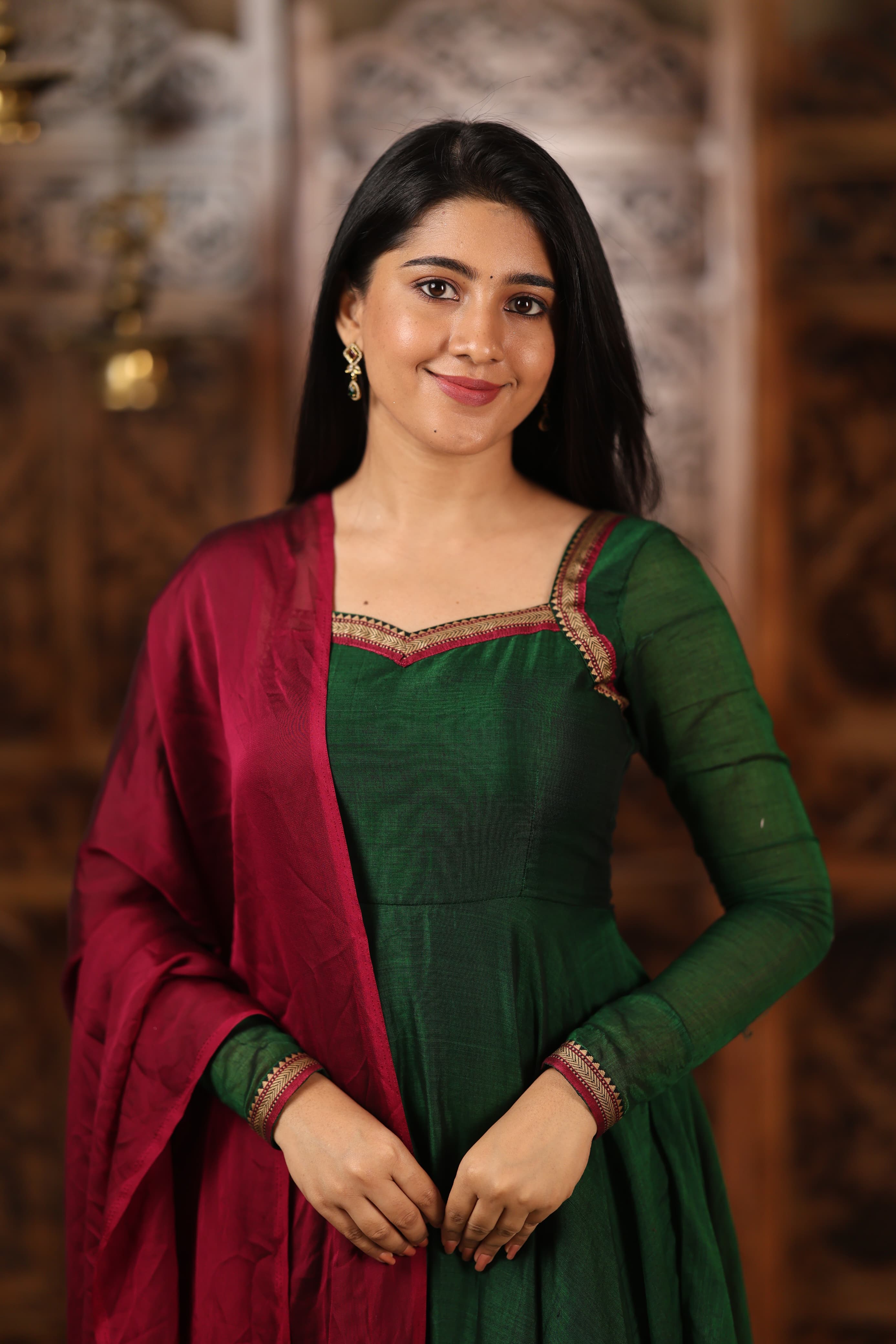 Thendral Pure Cotton Anarkali